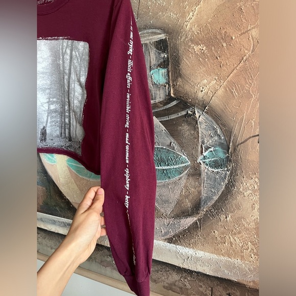 Taylor Swift In The Trees Folklore Soundtrack Crop Shirt - Picture 4 of 16